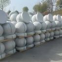 西安 白麻花岗岩石材圆球，石球，挡车球，隔离球，景观石球，风水球等
