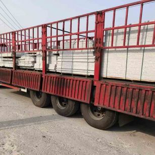 西安 白麻荔枝面外墙干挂，工厂装车日常