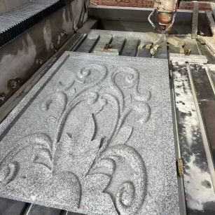 西安 白麻别墅干挂雕花板