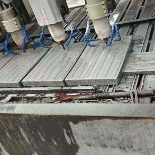 西安 芝麻白花岗岩荔枝面盲道雕刻