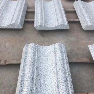 西安 白麻花岗岩光面别墅线条