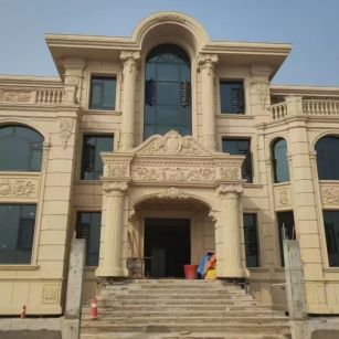 西安 黄金麻花岗岩别墅外墙干挂