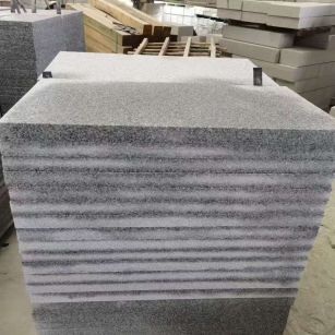 西安 芝麻白5公分火烧地铺成品，900*400，规格可定制