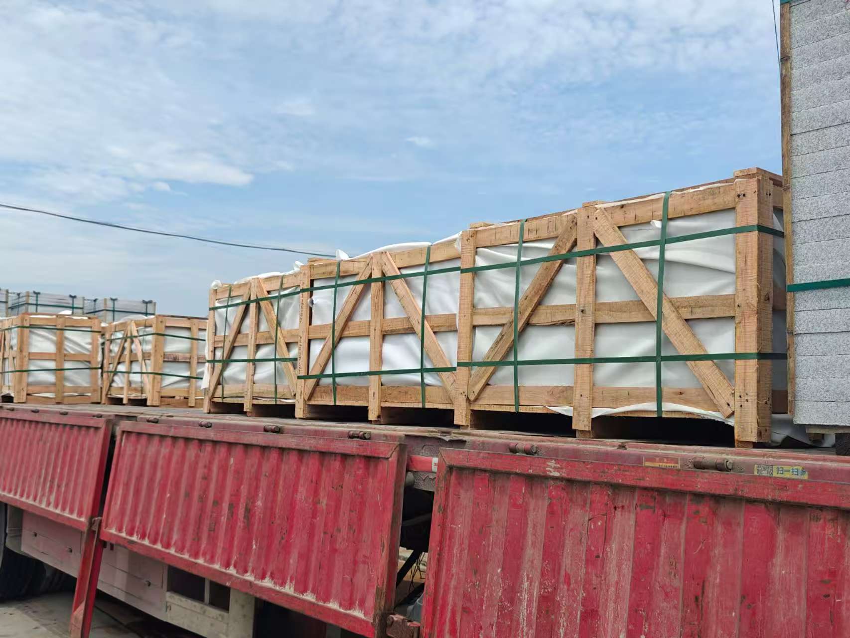 西安 芝麻白花岗岩地铺石出口专车-泰国游