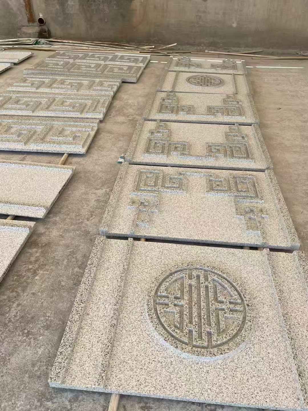 西安 白麻花岗岩外墙立面雕刻板