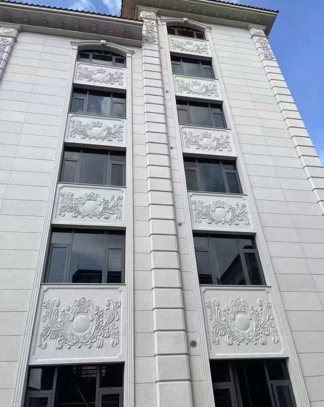 西安 白麻荔枝面花岗岩别墅外墙干挂