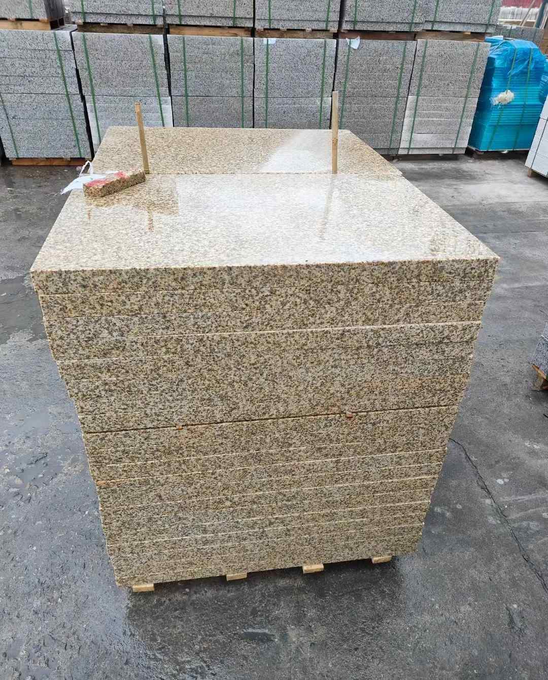 西安 湖北黄金麻花岗岩石材荔枝面外墙石材