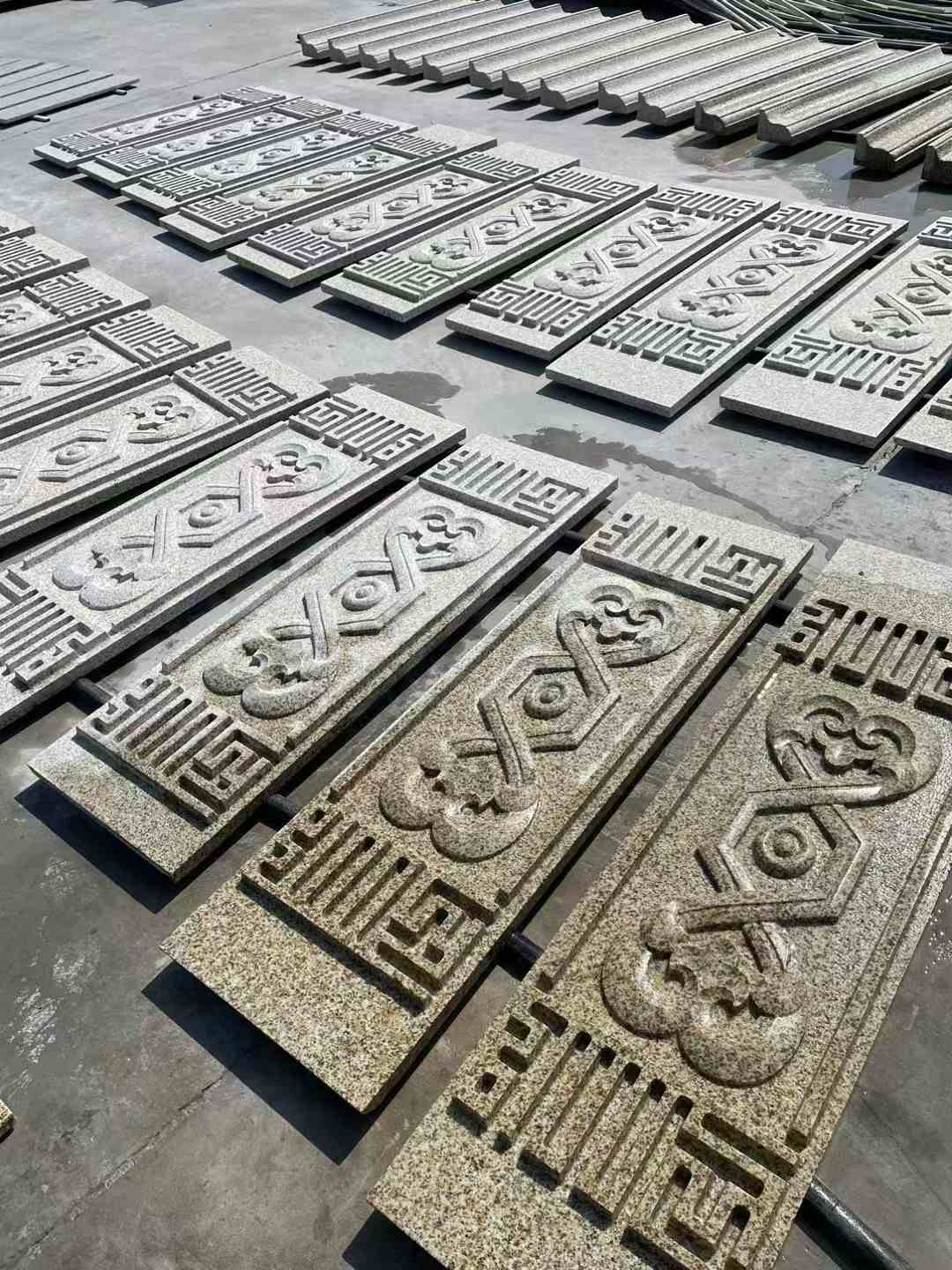 西安 黄金麻花岗岩外墙雕刻板