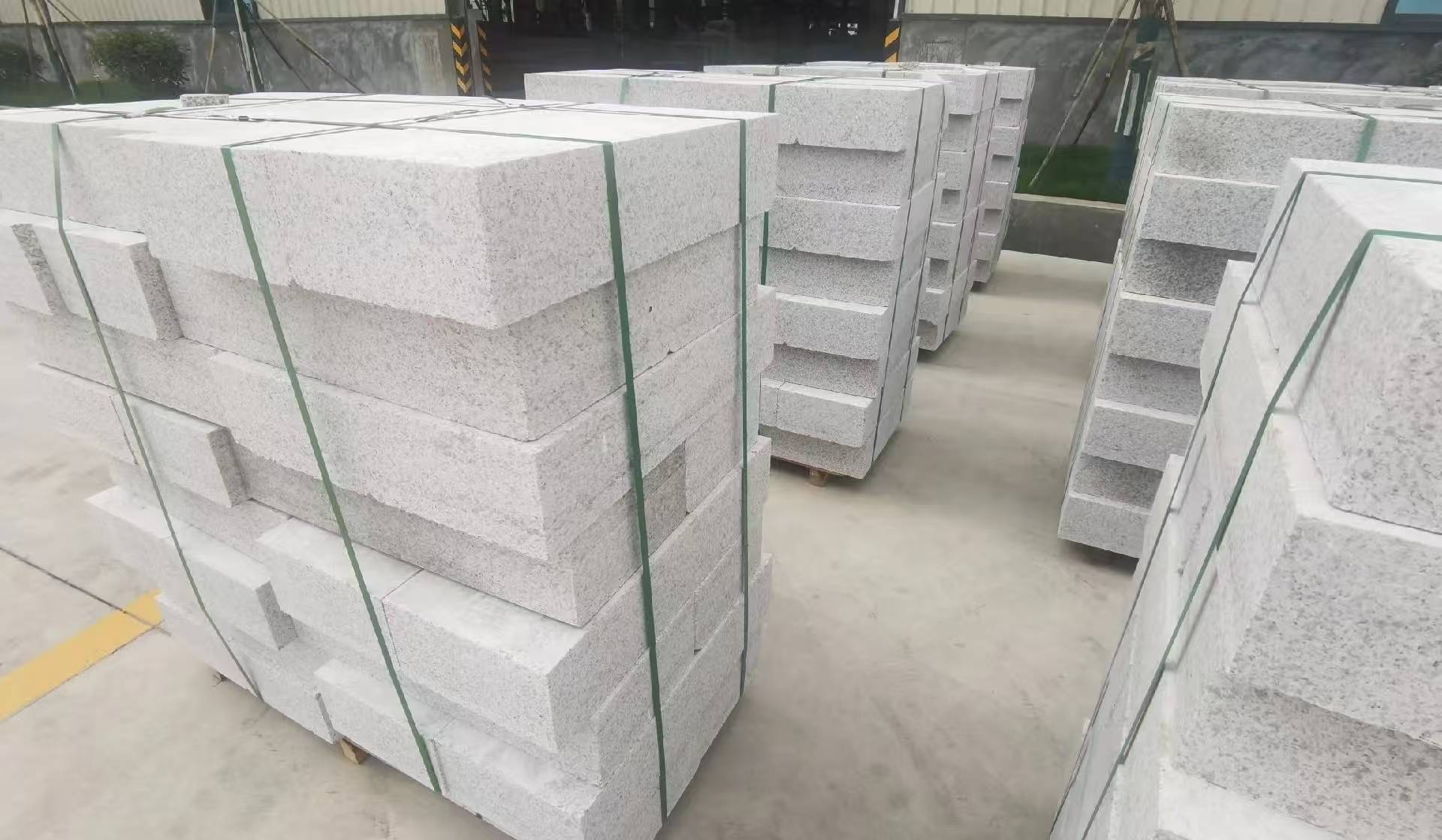 西安 白麻花岗岩路沿石，立缘石，平缘石，路牙石，道牙石，马路牙子等